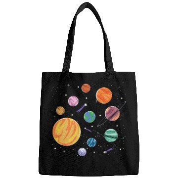 Discover Solar System Planets Science Space Boys Girls Bags