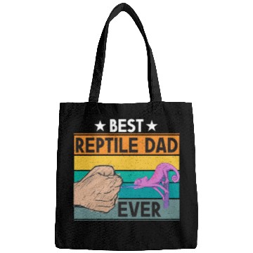 Discover Reptile Dad Ever Lizard Father Daddy Animal Lover Bags