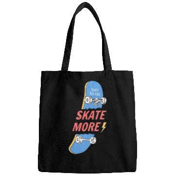 Discover Blue Skate Bags, bags, hats, mugs, sticker