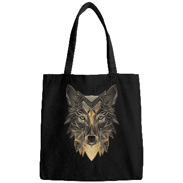 Discover Geometric wolf head Bags