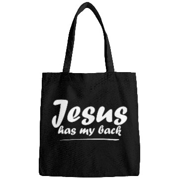 Discover Jesus Has My Back Bags