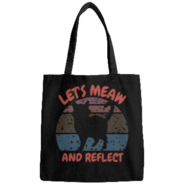 Discover Let's meow and reflect Bags