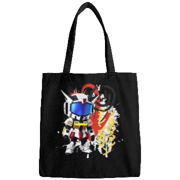 Discover Chibi Mecha: A Cute Cyberpunk Design 8 Bags