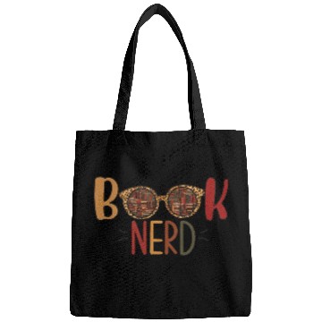 Discover Funny Book Nerd Librarian Teacher Student Reader Bags