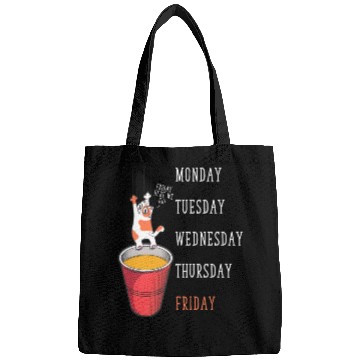 Discover Cat Lover Funny Weekend Party Bags