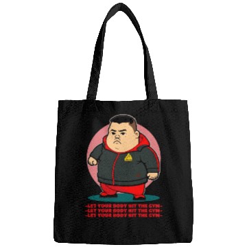 Discover Chubby Man In Training Suit Gym Bags