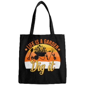 Discover Life is a Garden Dig it Succulent Gardening Grass Bags
