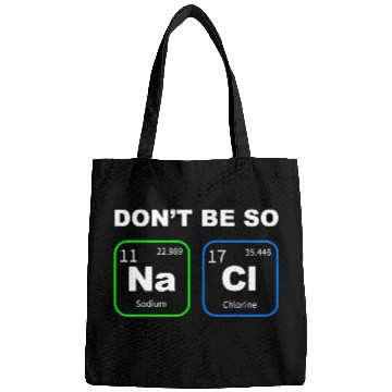 Discover Funny Humorous Science Geek Nerd Chemist Teacher Bags