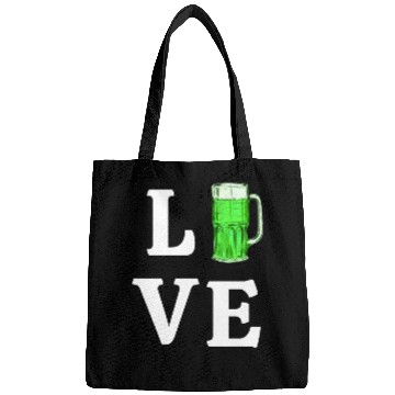 Discover Love Green Beer Bags