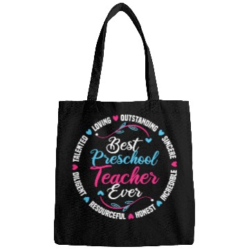 Discover Best Preschool Teacher Ever Bags