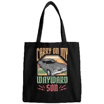 Discover Carry On My Wayward Son Supernatural Bags