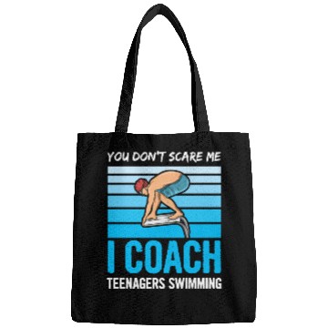 Discover Swimming Design For A Swim Coach Bags