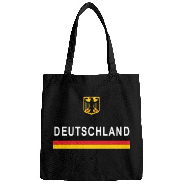Discover Deutschland Flag And Emblem Germany Bags
