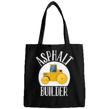 Discover asphalt builder street builder construction worker Bags