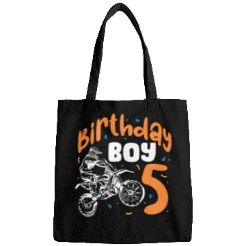 Discover Birthday Boy 5, 5th Birthday Dirt Bike Bags