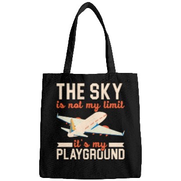 Discover Airplane Plane Pilot Aviator Sky Flight Instructor Bags