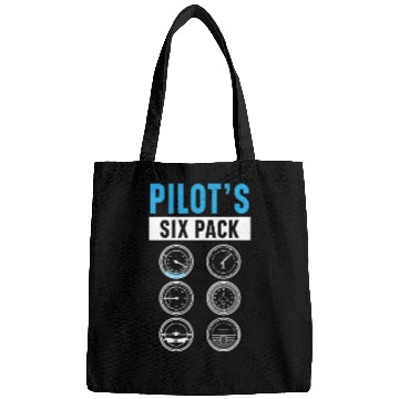 Discover Airplane Plane Pilot Aviator Sky Flight Instructor Bags