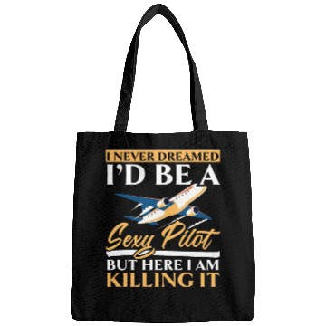 Discover Airplane Plane Pilot Aviator Sky Flight Instructor Bags
