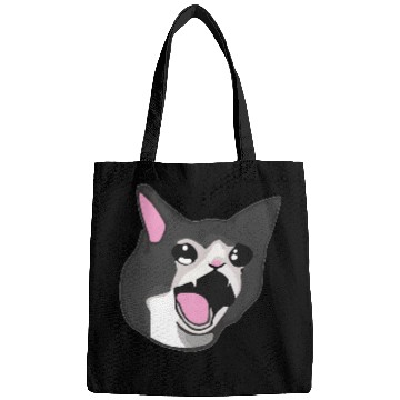 Discover Yamero Crying Screaming Cat Meme Cute Japanese Bags