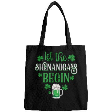 Discover Let The Shenanigans Begin St Patricks Day Drinking Bags