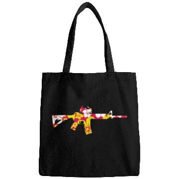 Discover Tropical Gun Lover Firearm Beach Bags