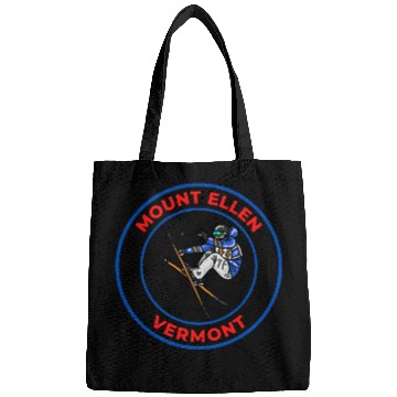 Discover Retro Cool Skiing in Mount Ellen Vermont Souvenir Bags