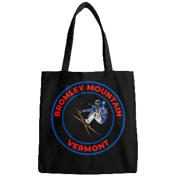 Discover Retro Skiing Bromley Mountain Vermont Souvenir Bags