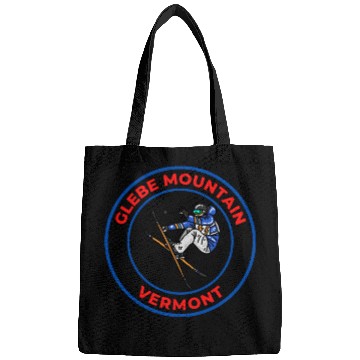 Discover Retro Cool Skiing Glebe Mountain Vermont Souvenir Bags