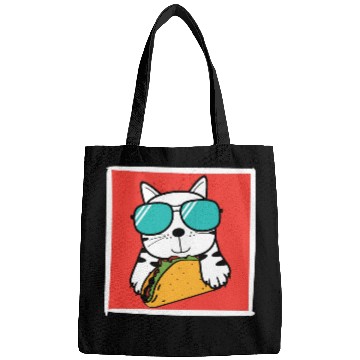 Discover Cool Cat Taco Lover Bags