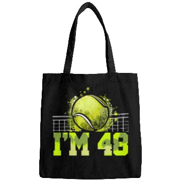 Discover I'm 48 Racket Sports Tennis Player Adult 48th Bags