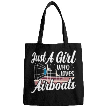 Discover Just A Girl Who Loves Airboats Propeller Swamp Hyd Bags