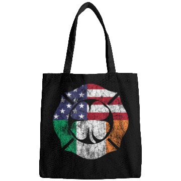 Discover St Patricks Day Firefighter Irish American Flag Bags