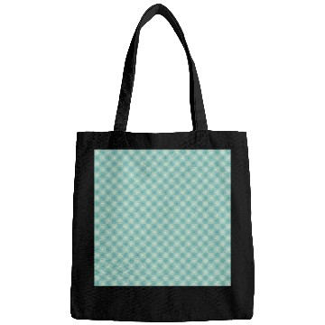 Discover Teal Geometric Floral Retro Pattern Bags