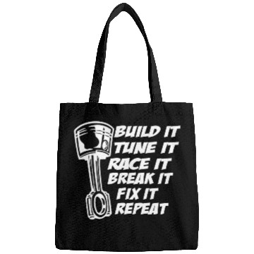 Discover Build It Break It Repeat Street Drag Race Outlaws Bags