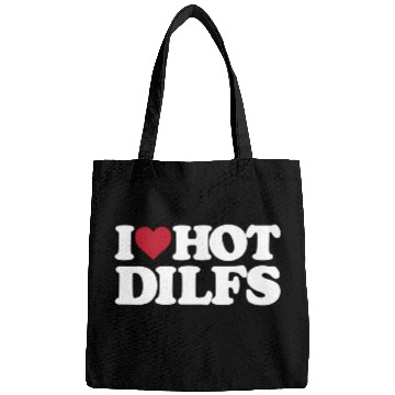 Discover I Heart Hot Dilfs Bags