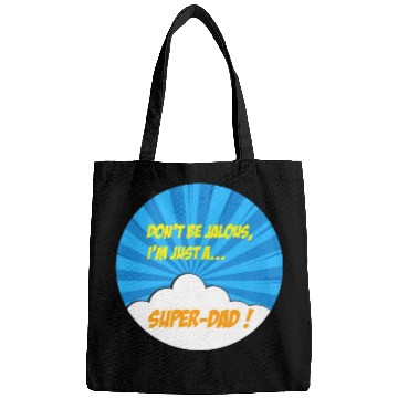 Discover Super-dad super-hero Best dad Father's day Comics Bags