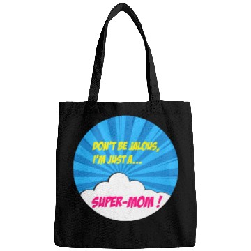 Discover Super-mom super-hero. Best mom Mother's day Comics Bags