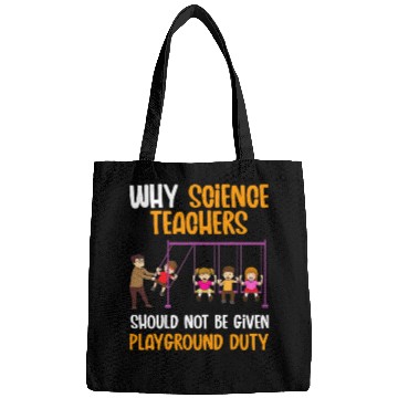 Discover Funny Science Teacher Cool Physics Chemistry Bags