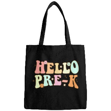 Discover Hello Pre-k Back To School Retro Teacher Student Bags