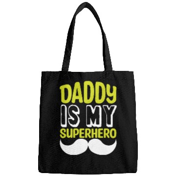Discover Daddy is my superhero Bags