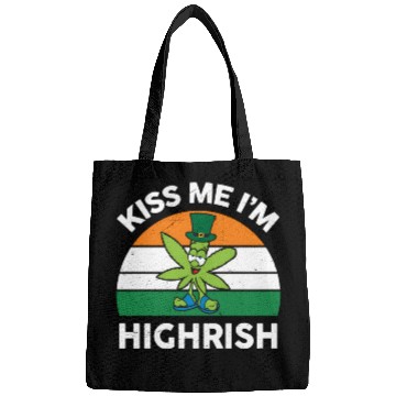 Discover St Patricks Day Kiss Me Im Highrish Marijuana Bags