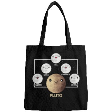 Discover Pluto Moons Planet Space Lover Solar System Bags