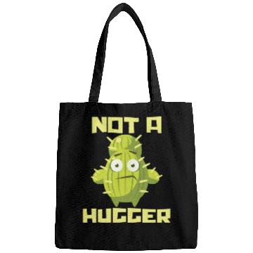 Discover Not A Hugger Plants Cactus Lover Bags