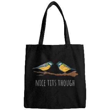 Discover Funny Tit Bird Lover Birdwatching Birding Bags