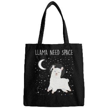 Discover Llama Need Space Funny Llama Lover Animal Joke Bags