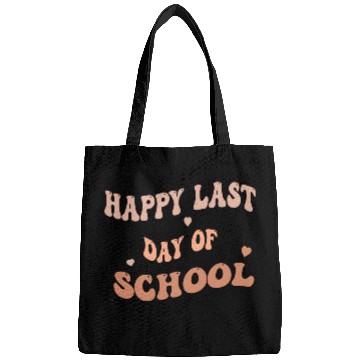 Discover Happy Last Day Of School teacher for kids and girl Bags
