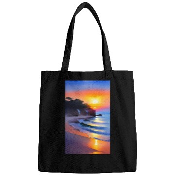 Discover A sunrise with a seaside view Bags