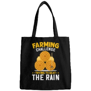Discover Farming Challenge To Beat Rain Funny Farmer Farm Bags