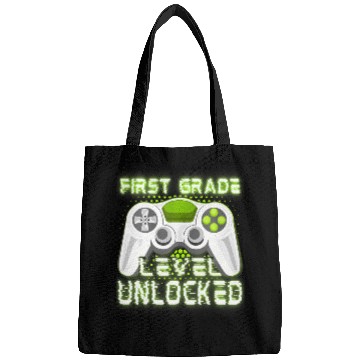 Discover Leveled Up To 1st Grade Gamer Back To School First Bags