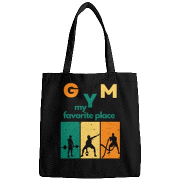 Discover gym my favorite place Bags
